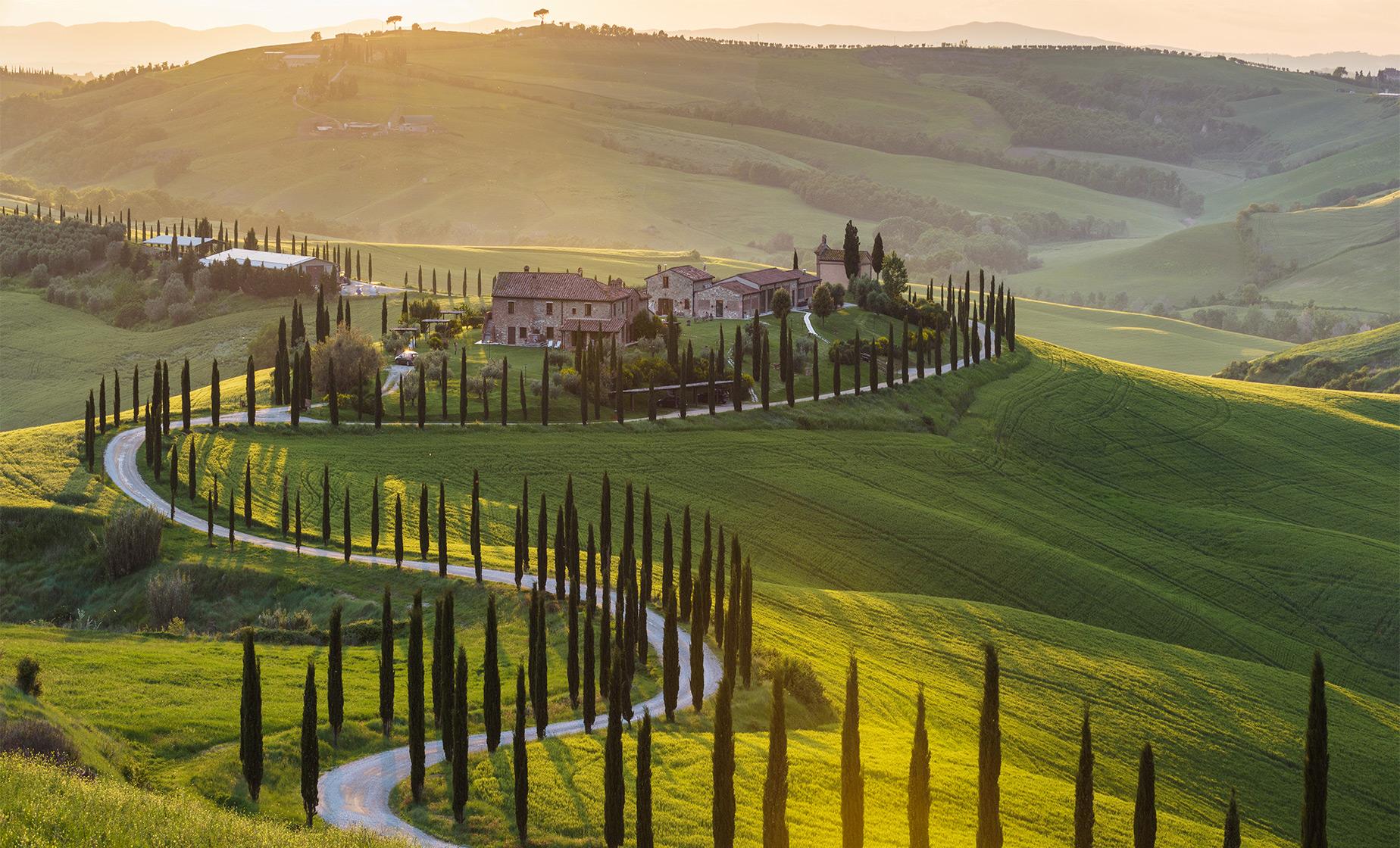 A beautiful image of Tuscany